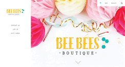 Desktop Screenshot of beebeesboutique.com